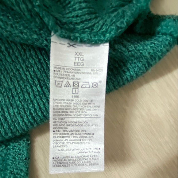 Old Navy Textured Plush Knit Funnel Neck Sweater - Picture 5 of 5